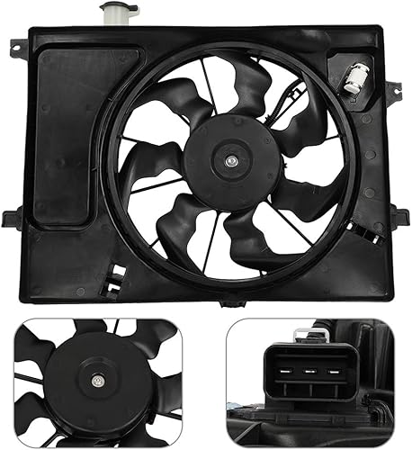 Miniatura 3 de Conjunto de ventilador de radiador Lado del conductorLH 621-528 KFKGF Universal Slim Fan Push Pull Conjunto de ventilador de radiador Enfriamiento
