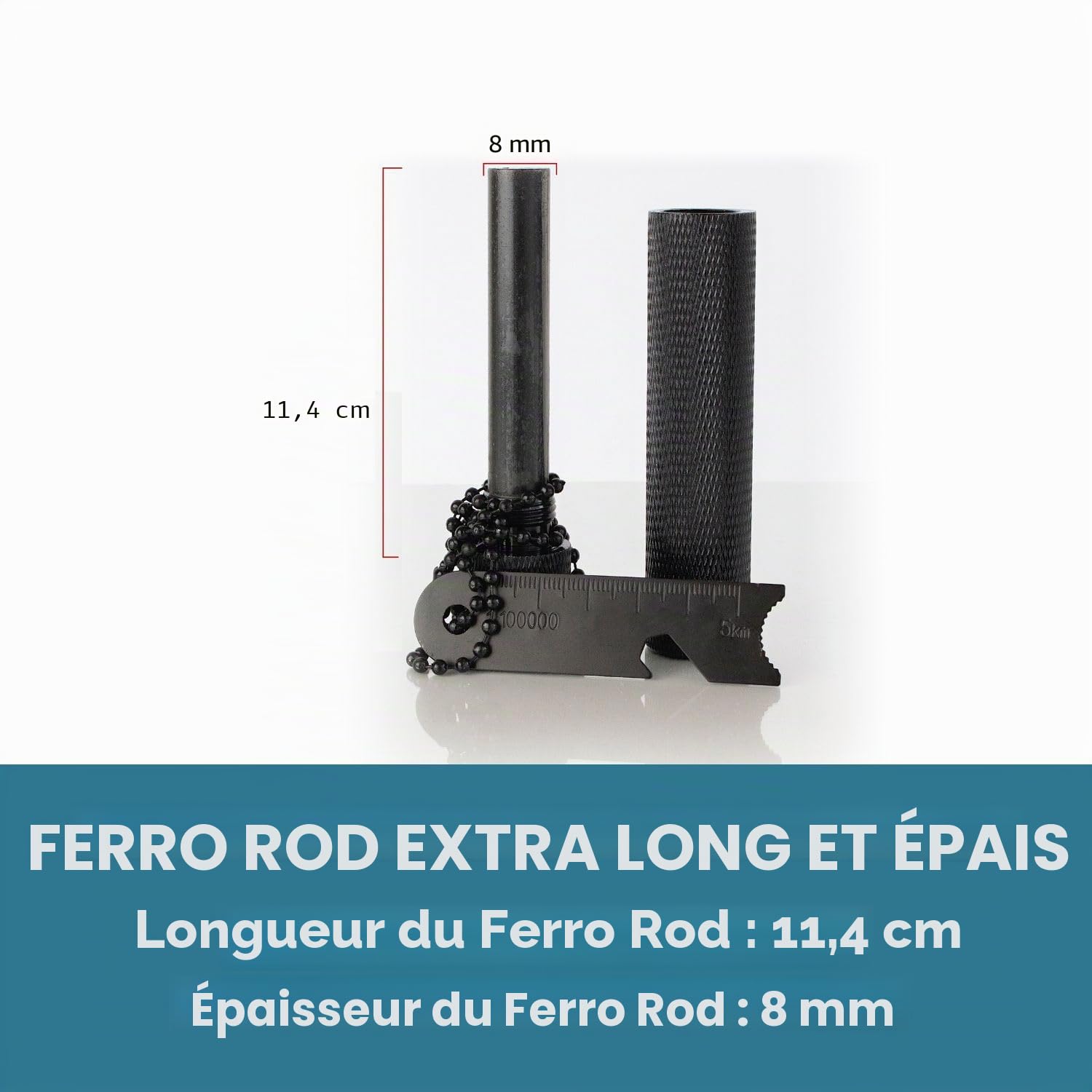 The Friendly Swede Allume-Feu de Survie XL Idéal pour Débutants (XL)