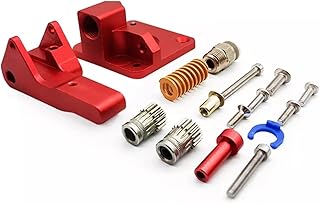 APAAZO Upgrade Dual Gear Mk8 Extruder Compatible With Extruder Ender 3 CR10 CR-10S PRO RepRap 1.75mm Aluminum 3D Parts Drive Feed Double Pulley (Color : MK8 Extruder)