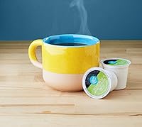 Vista 2 de Marca Yaxa – Cápsulas de café descafeinizadas Happy Belly de tostado ligero, mezcla de desayuno, compatibles con cafeteras Keurig 2.0 K-Cup, 100