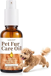 Haustierfellpflegeöl für Hunde & Katzen – Verfilzungsentferner für glänzendes, seidiges Fell, mit Kollagen & natürlichen Ölen, Leave-in-Formel, 30 ml product image