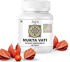 Ivy's Mukta Vati 120 Tablets per Bottle | Blood Pressure Support | Blood Pressure Support | Hypertension Supplement | Blood Circulation Supplement