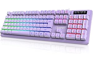 NPET Purple Wireless Keyboard: Enhance Your Gaming Experience
