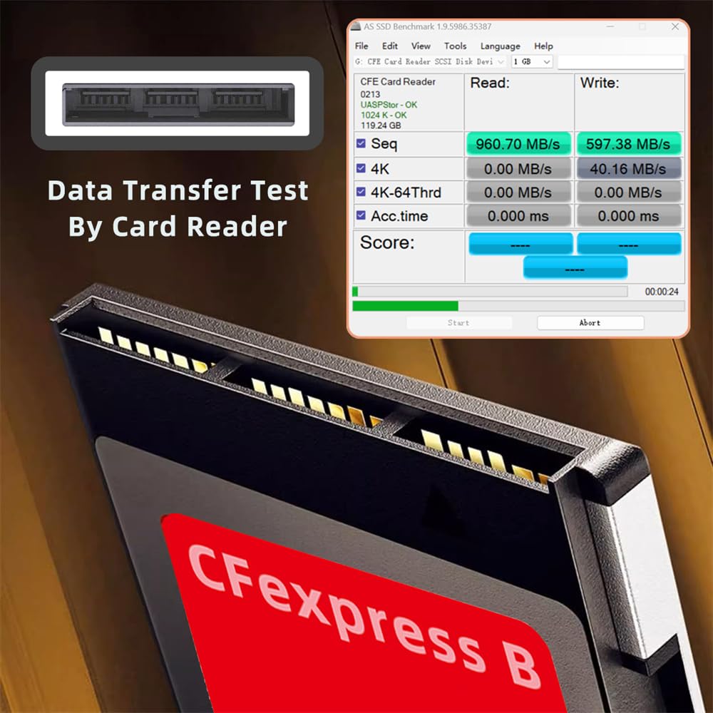 Kit per scheda di memoria CFexpress da tipo B a NVME 2230, adattatore CFE CFB NGFF M-Key compatibile con fotocamera XS 8K RAW PCIe Expansion