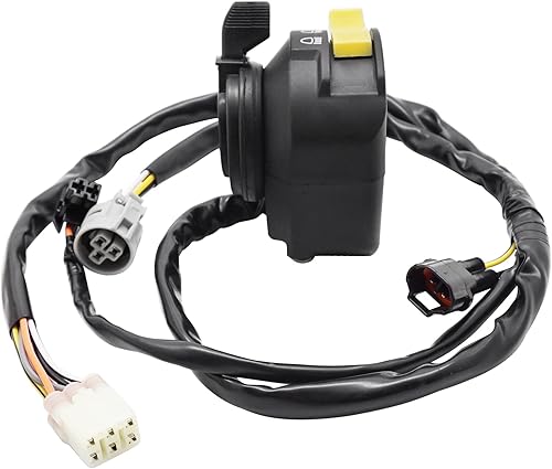 Miniatura 3 de M MATI Interruptor de manillar izquierdo Start Stop Kill Faro para Suzuki LTZ400 QuadSport Z 400 2003-2004 37400-07G90 37400-07G11 37400-07G10
