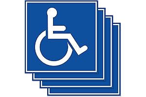 Self-Adhesive Handicap Symbol Stickers: Enhanced Visibility and Durability for Accessible Parking