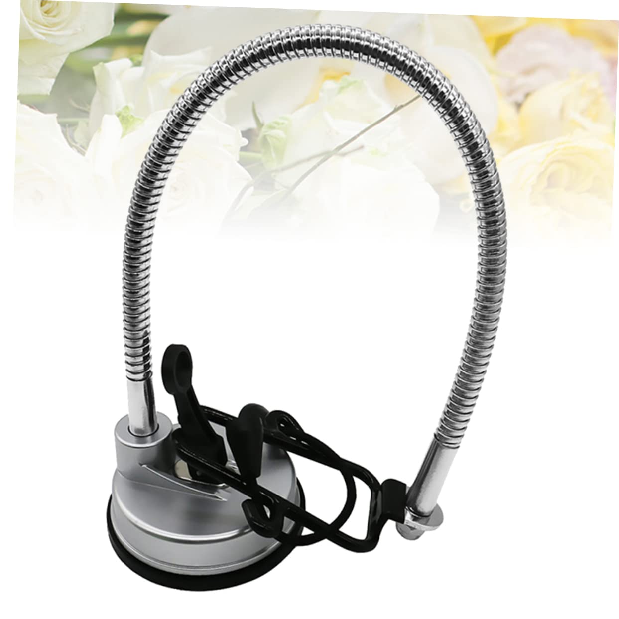 VICASKY Hair Dryer Holder Hair Dryer Stand Use Salon Hair Dryer Clamp Silver
