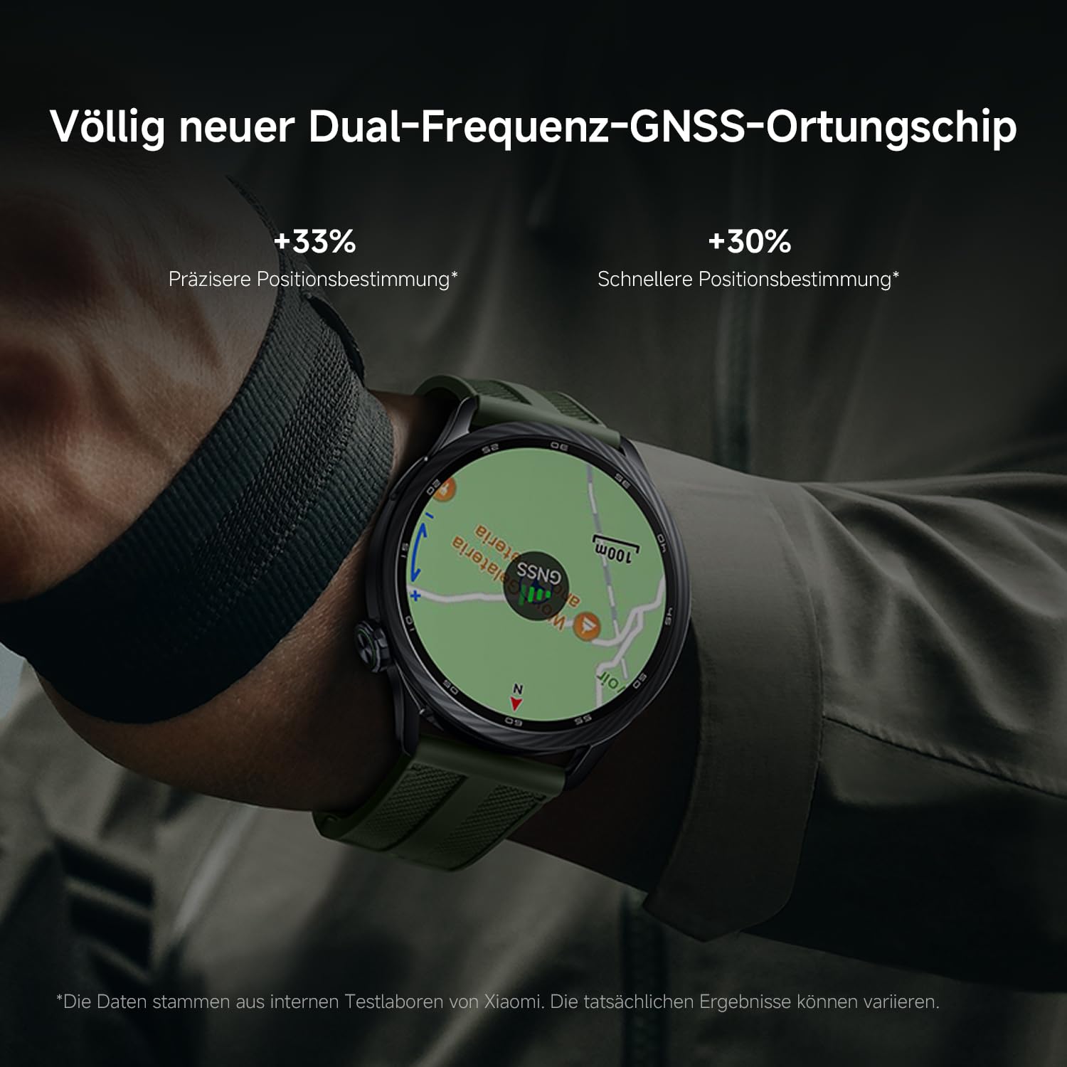 XIAOMI Watch S5 46mm Smartwatch 1,48" AMOLED Fitness-Tracker Herzfrequenz Schlafüberwachung 21 Tage Akku Dualband-GPS NFC Schwarz