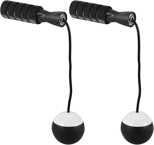 Cordless Jumping Rope with Weighted Balls for Indoor Fitness Exercise Wear-resistant Skipping Rope for Women Men Quiet Ropeless Design for Home