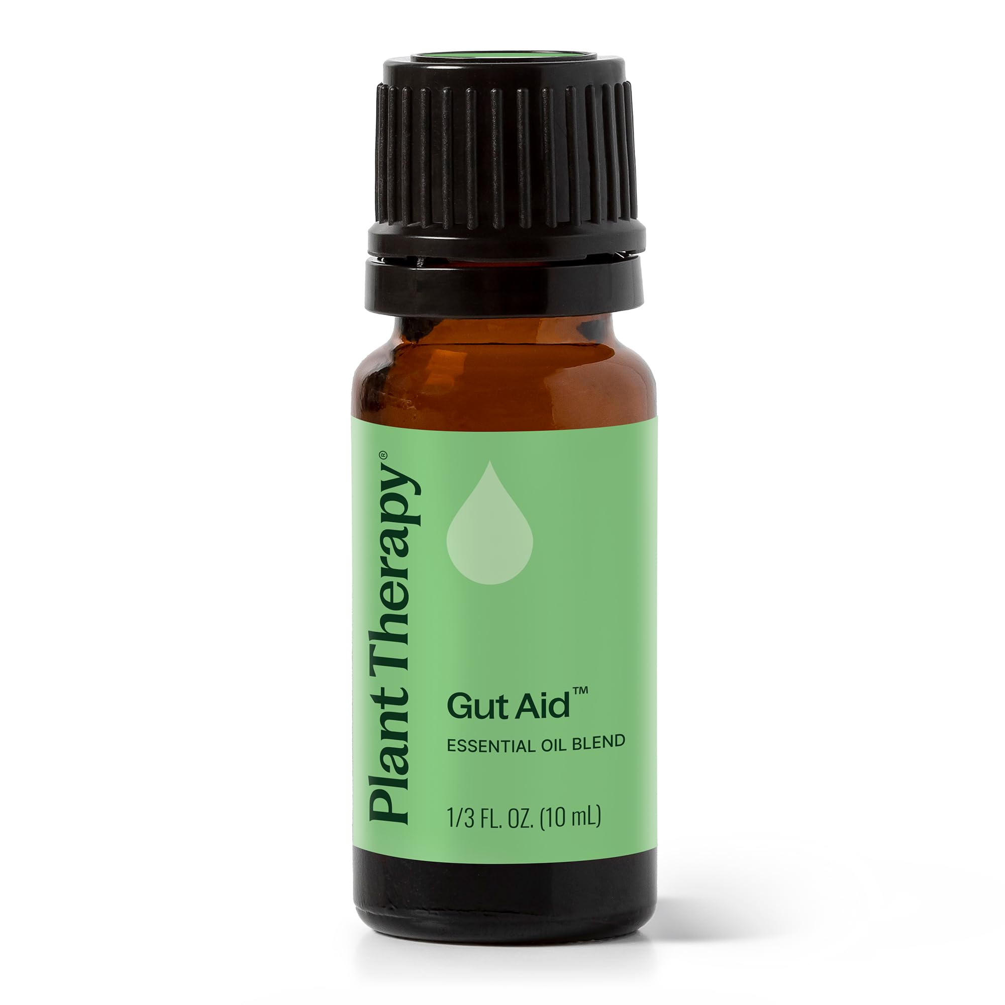 Plant Therapy DiGiZen (formerly Digest Aid) Synergy Essential Oil Blend. Blend of: Peppermint, Anise, Ginger, Tarragon, Fennel and Lemongrass. 10 ml (1/3 oz).