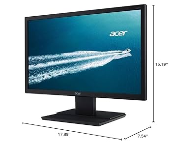 (未使用･未開封品)　Acer V176L bd - LED monitor - 17&quot; - 1280 x 1024 - 250 cd/m2 - 5 ms - DVI VGA - black - DVI VGA (HD-15) vf3p617 Acer V176L 17