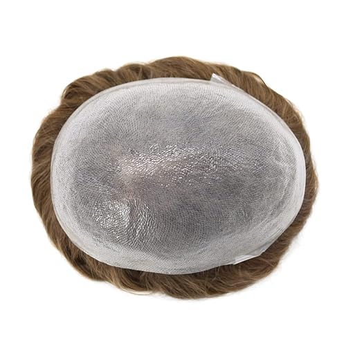 Miniatura 6 de Hombres Toupee Hair Thin Skin 0.06 Men's Toupee Hair Piece Remy Human Hair System Mens Hairpieces Invisable Hairline Protesis Capilar Para Hombre (8