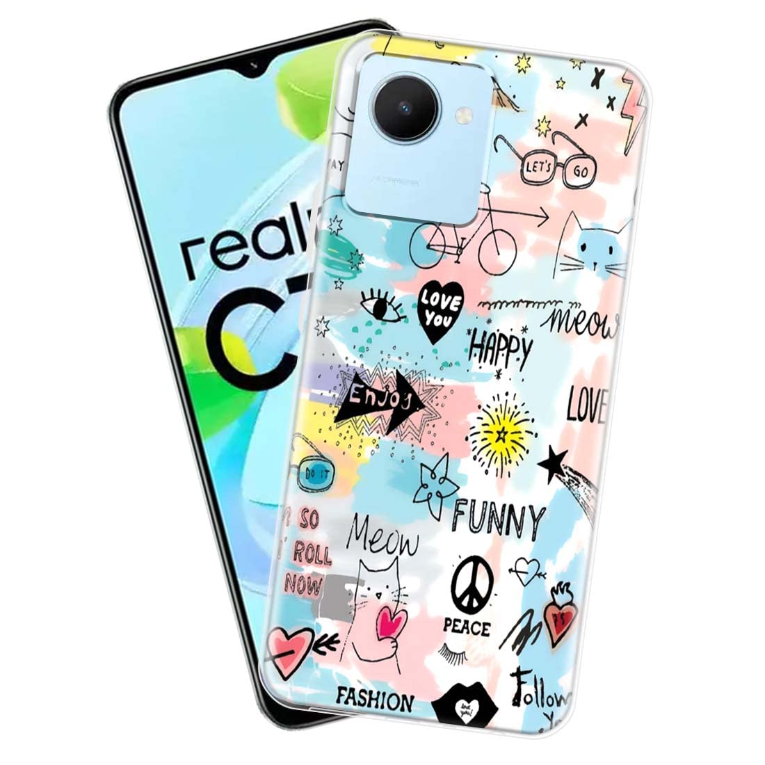 Fashionury Silicone Designer Printed Back Case Cover for Realme Narzo 50i Prime/realme c30-D0126 (B0B56HZHBJ) Amazon Price History, Amazon Price Tracker