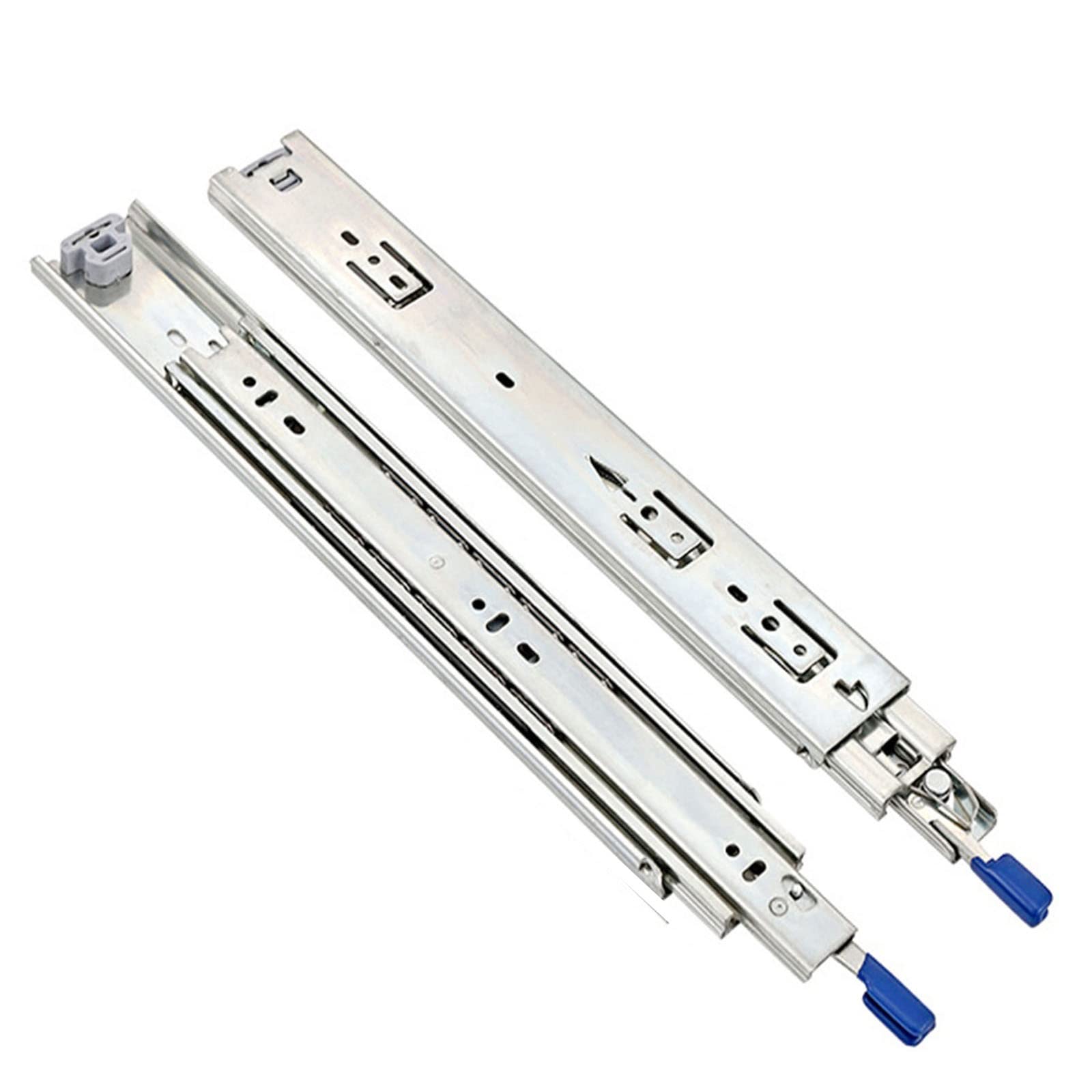 Rieles Telescópicos De Extensión Completa 40 Kg – 1 A 10 Pares – Medidas 250 A 700 Mm (Modelo DB45)