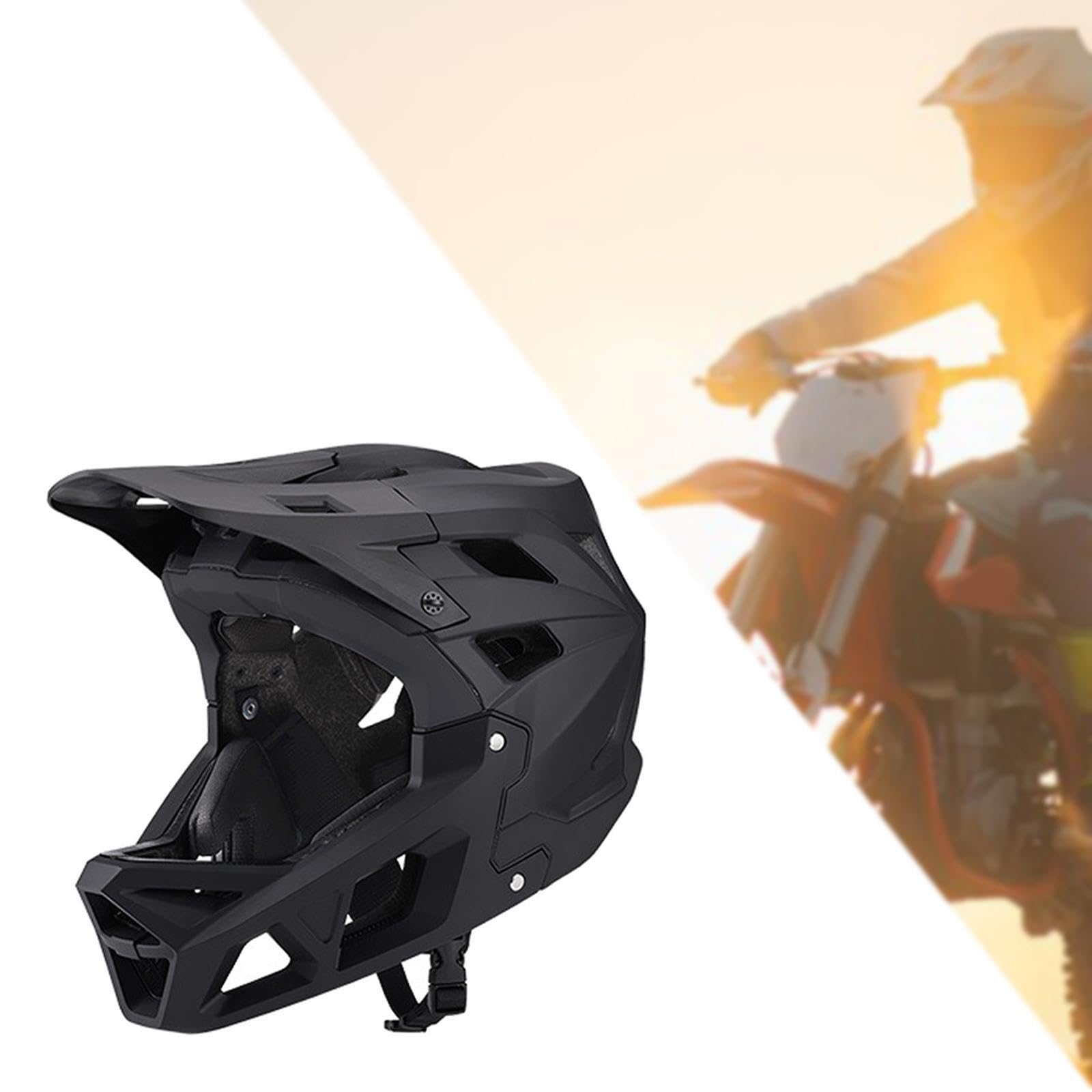 Casque De Vélo Intégral Pour Hommes - Green Black - Marque RK098