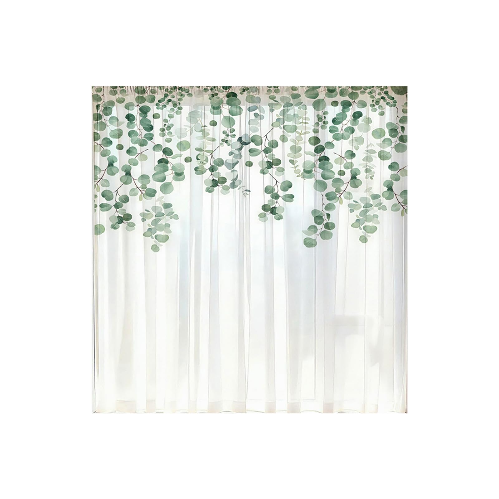 Tsophreniq Any Season Sheer Window Curtain Providing Continuous Natural Light with Enhances Privacy for Home Decoration Living Room Curtains