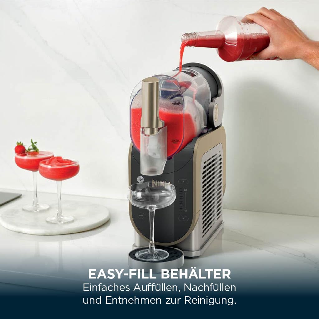 Ninja SLUSHi Maschine für Slush, Eis-Cocktails, Frappé, Milchshakes & gefrorenen Saft, ohne Eis o... Ansicht 4