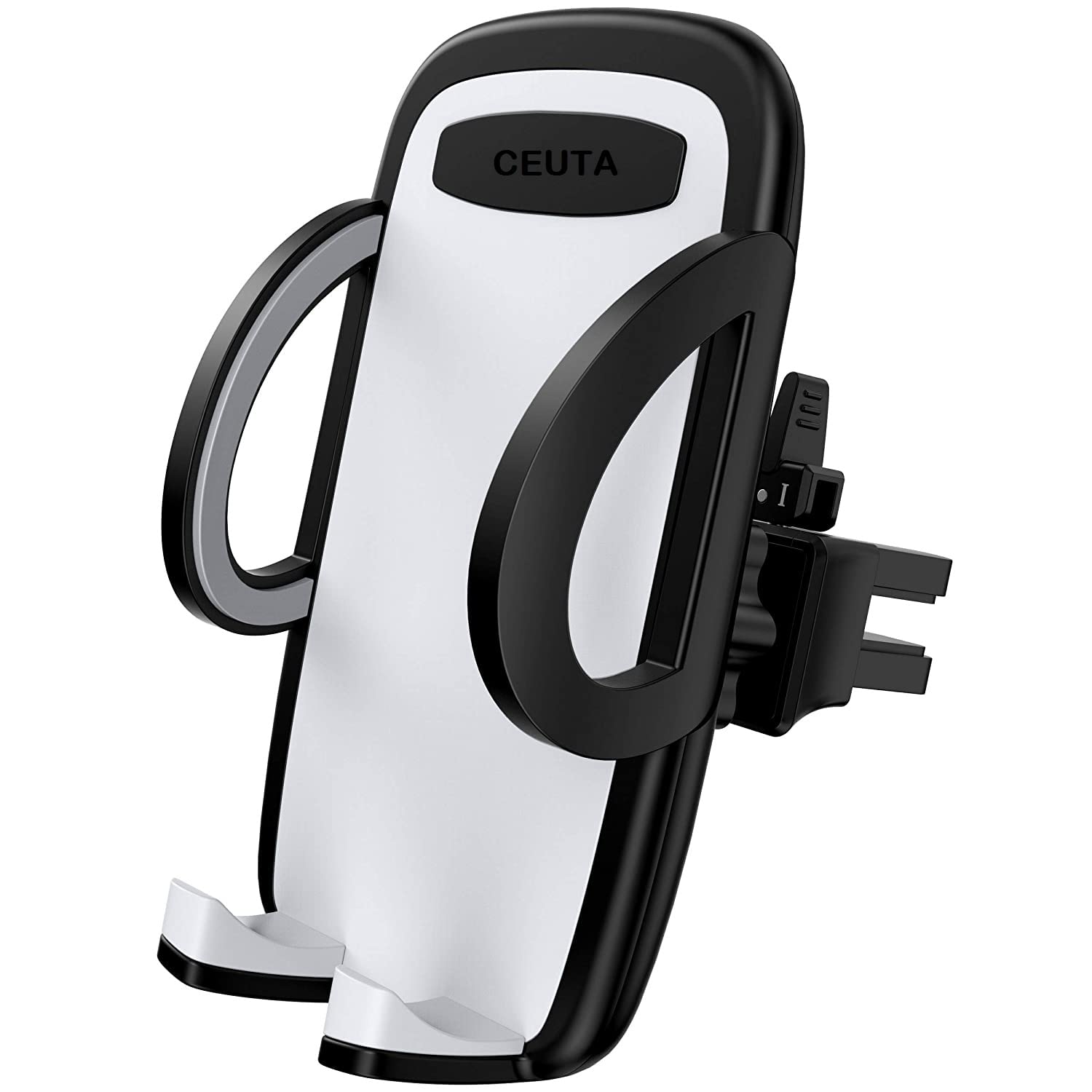 OAHU Car Phone Holder, Air Vent Phone Holder for Car 360°Rotation Universal in Car Mount Compatible with iPhone 12/11/X/XS/XR/8/7/6s/6 Plus Samsung Galaxy S20/S10/S9/S8 Huawei P30 LG HTC, etc -Grey-image-2
