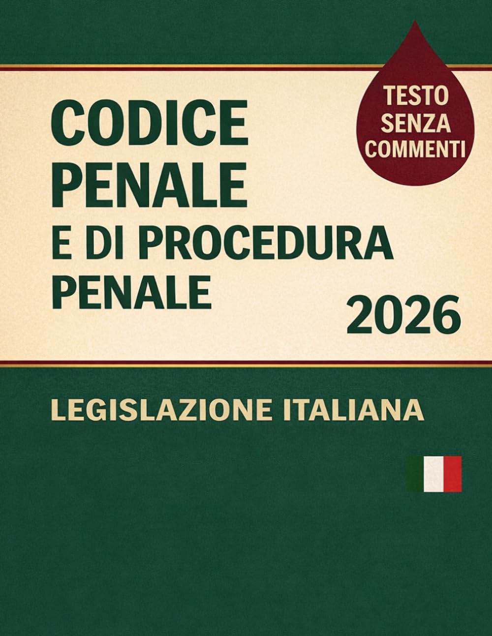 Codice penale e di procedura penale: 2026