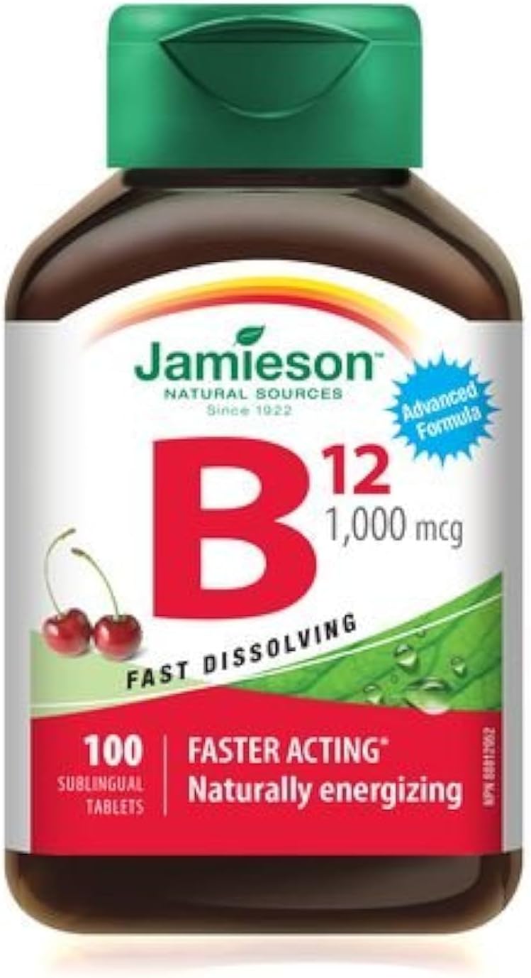 Jamieson Vitamin B12 Methylcobalamin Fast Dissolving