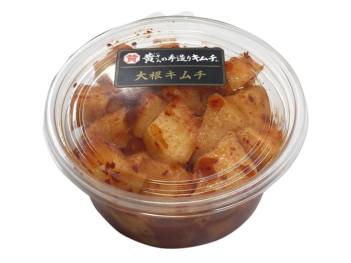Amazon.co.jp: 黄さんの手造りキムチ 大根キムチ 刻み 360g （パック