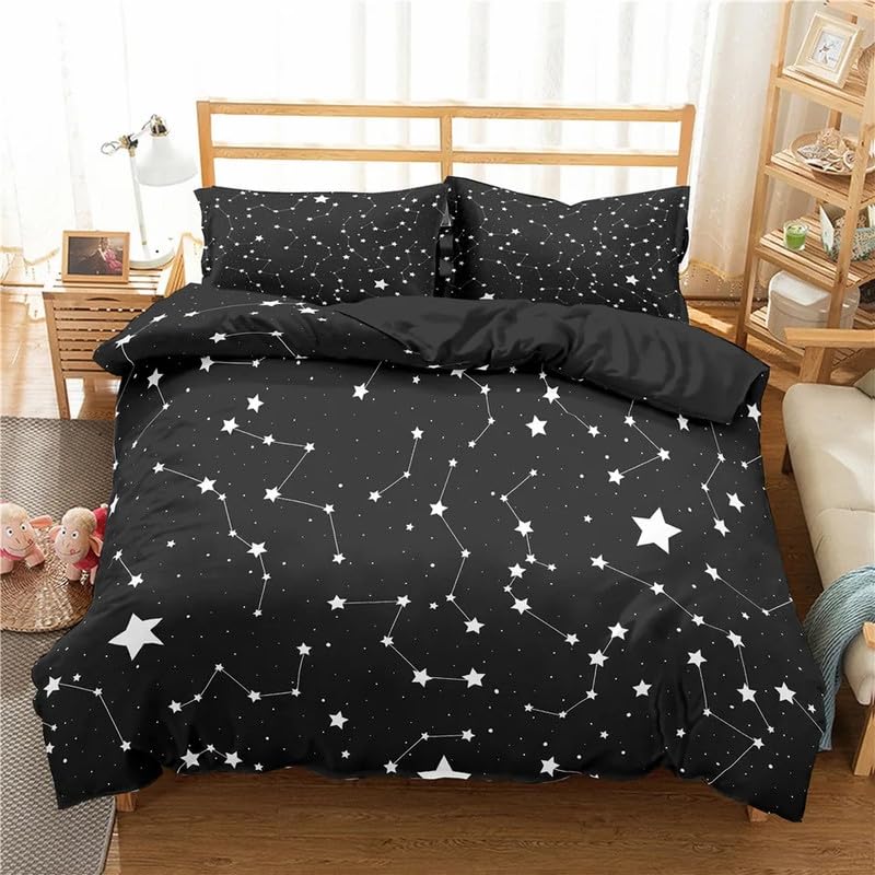 Housse de Couette 220x240 Lit Adulte pour Chambre Style Cosy