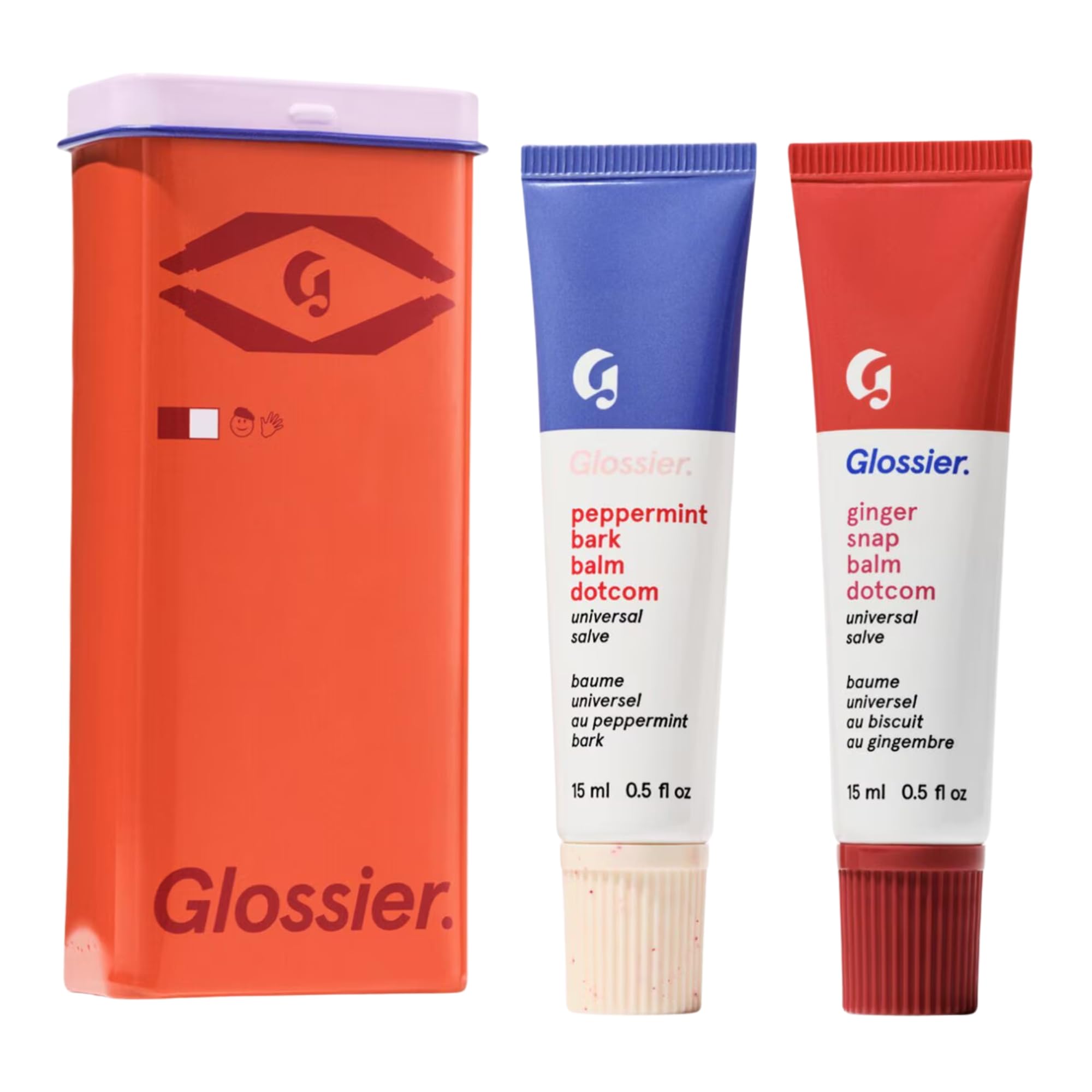Amazon.com : Glossier Sugar + Spice Balm Dotcom Lip Balm Duo