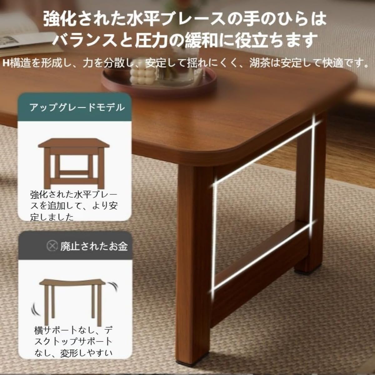 木製折りたたみテーブル 大きめ ブラウン Amazon.co.jp: Riuuyyi テーブル 大きめ 木製 折りたたみ リビング