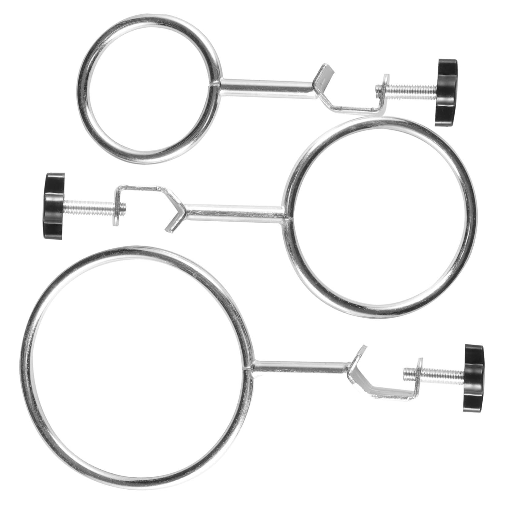 Gatuida 12pièces Support De Laboratoire Avec Pinces à Anneau Matériel De Chimie De Supports Pour Expériences Scientifiques Compris Moyen Et Anneau