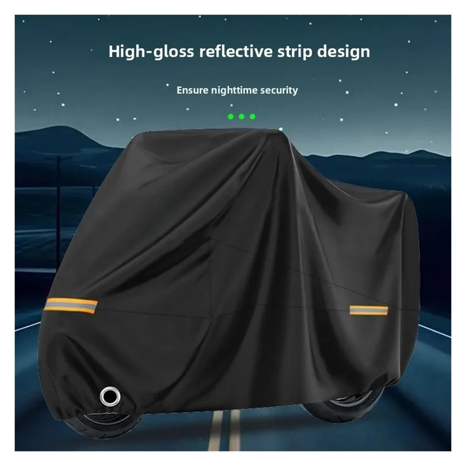 Funda para Moto Scooter para Cubierta Universal Cobertura Total para Motocicleta Oxford Gruesa Protección Solar Resistent Resistente Temperaturas