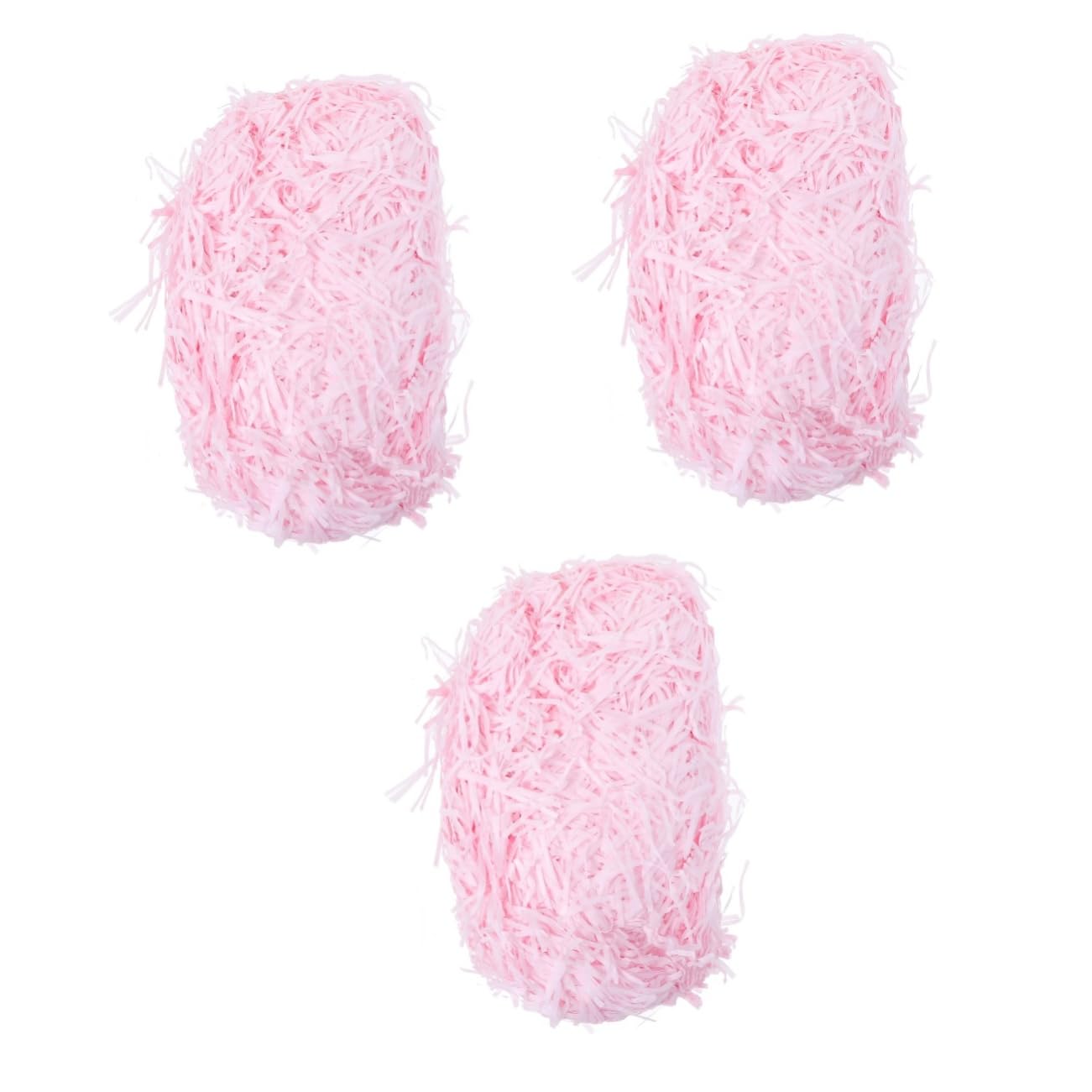 LALAFINA3 Packs Box Shredded Raffia Shredded Paper Confetti Paper Shred Confetti Shredded Paper for Baskets Shredded Crinkle Confetti Crinkle Confetti Paper Wrap Stuffing Wedding