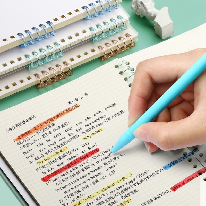 Amazon | 【10色 20個セット】バインダーリング ルーズリーフ