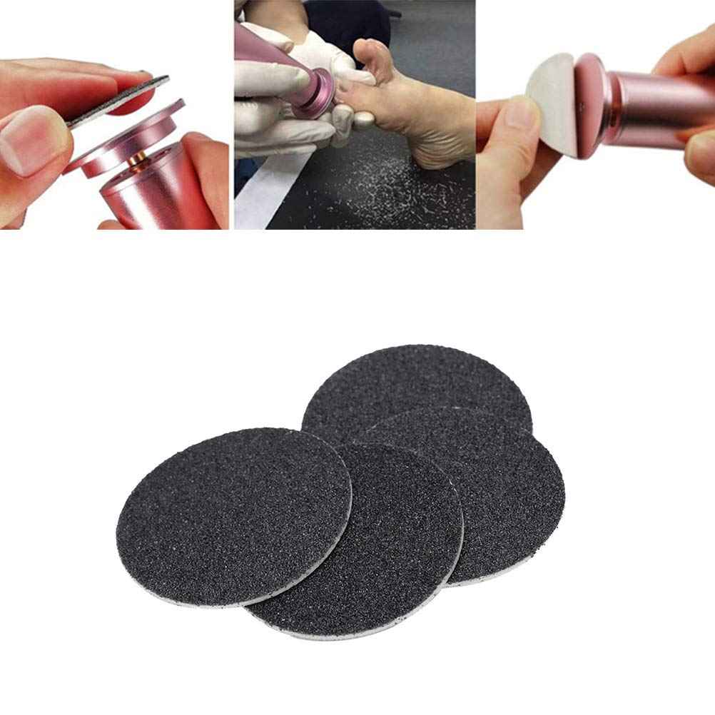 Healifty 60 Discos De Lija De Repuesto Para Removedor De Callos EléCtrico Discos Abrasivos Circulares Para Pedicura EliminacióN De Piel Muerta Y Callos Para Uso En Casa Y SalóN