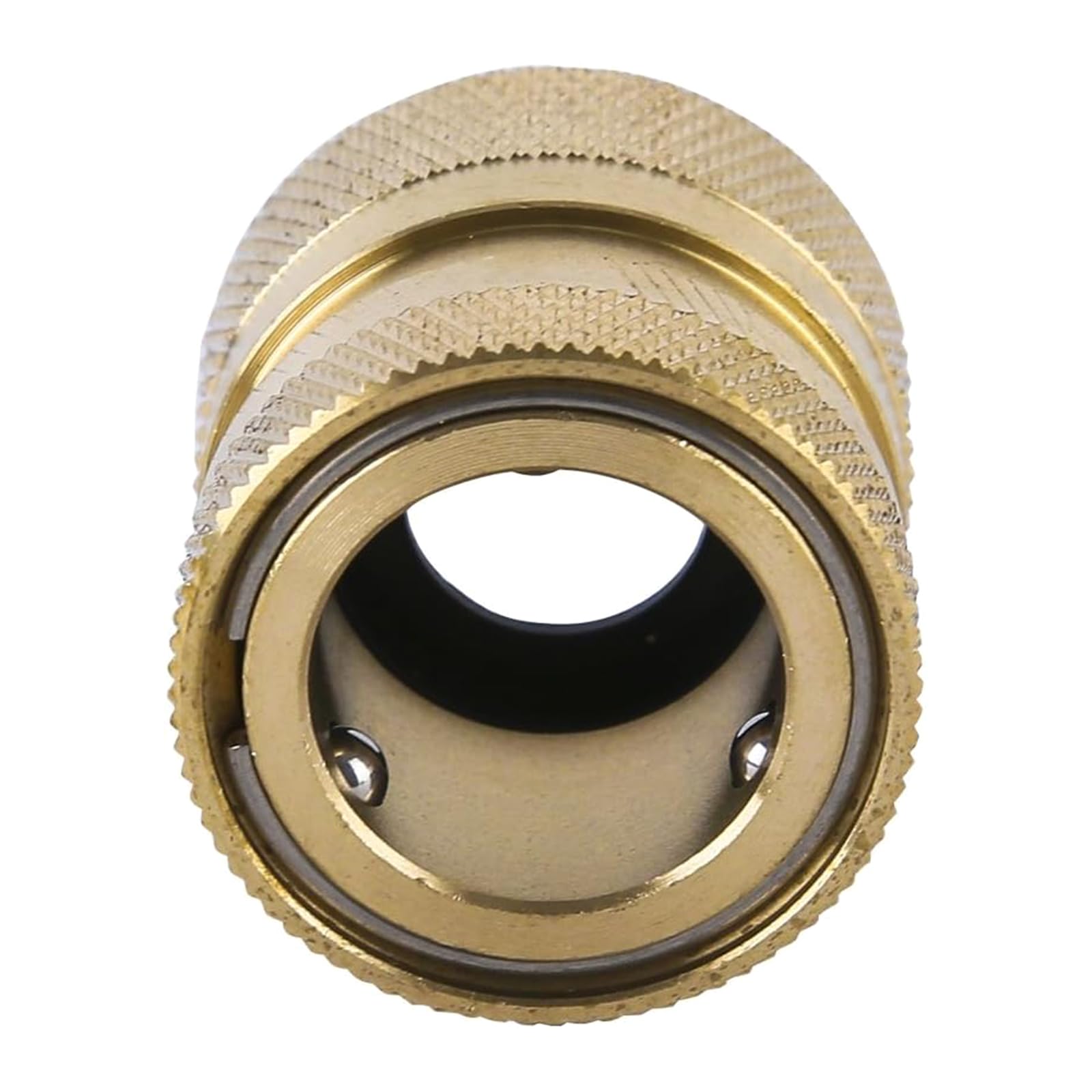 Conector de manguera de agua, válvula de aislamiento, interruptor de cierre de válvula de bola, conector rápido de manguera de jardín Conector de manguera de agua Adaptadores macho y hembra GHT de 3/4