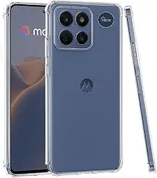 Capa Case PREMIUM TPU Transparente Compatível Motorola Moto Edge 60 e Moto Edge 60 Fusion Anti Impacto Shock Choque Alta Proteção