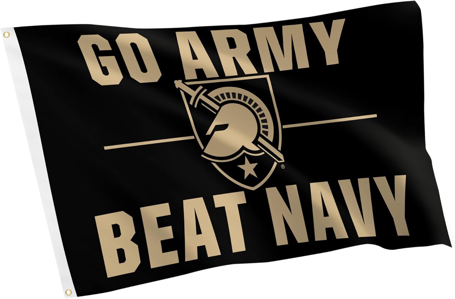 Desert Cactus United States Military Academy 100% Polyester Indoor Outdoor 3x5 feet Banner SUMA Black Knights Army West Point Cadets (Flag Go Army, Beat Navy)