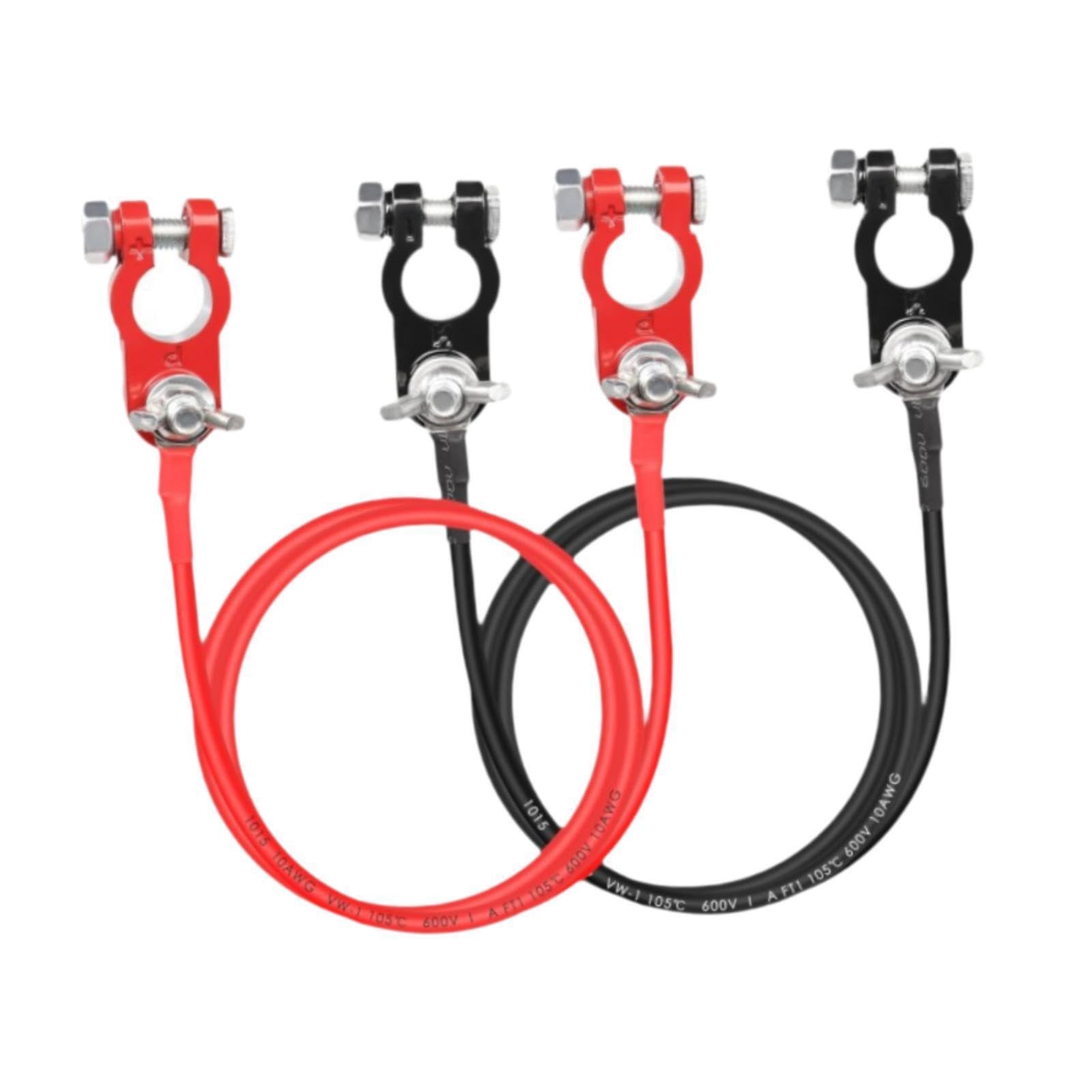 Cables de terminal de batería de 10 AWG convenientes y resistentes al calor 7