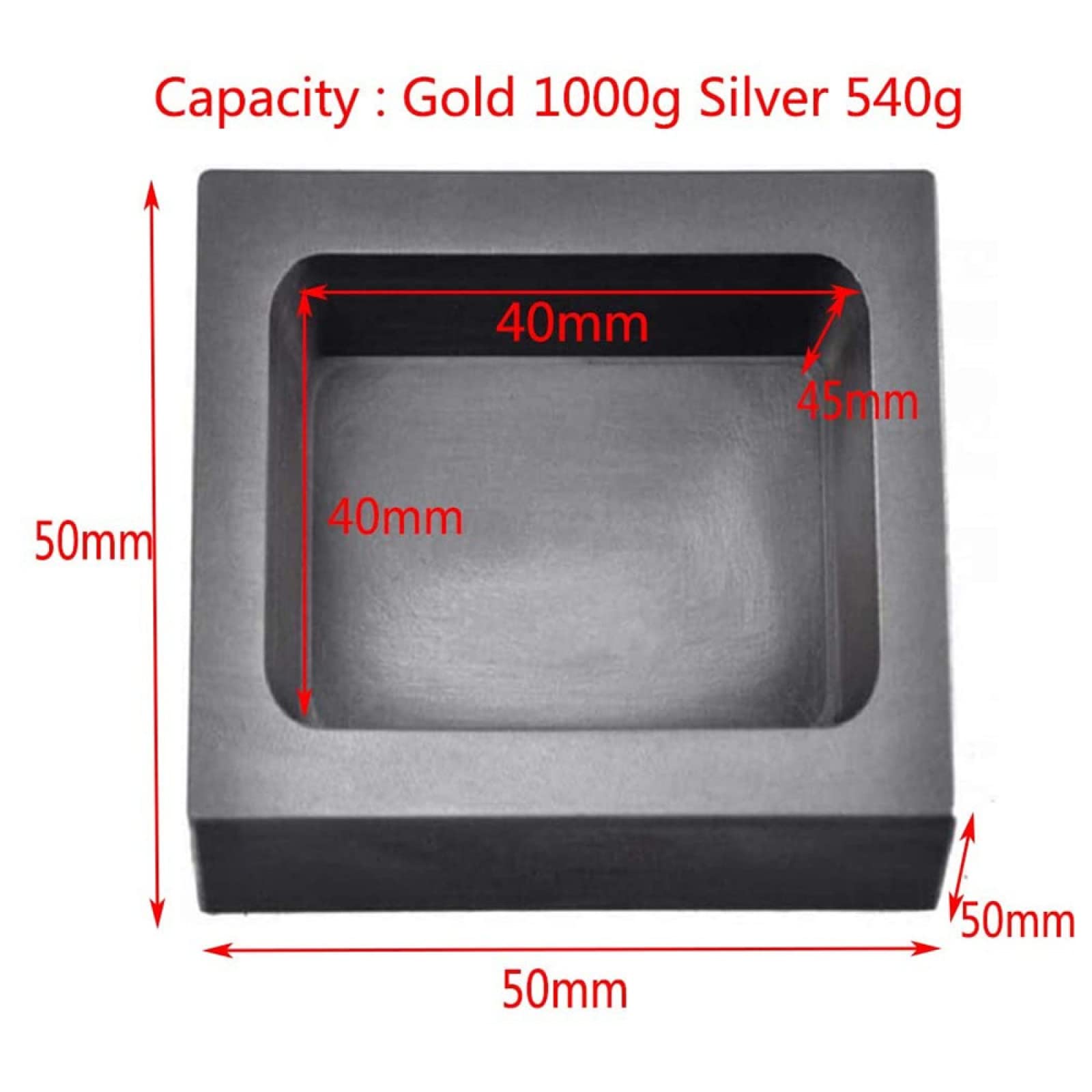 Crogiolo In Quarzo Per Fusione Metalli - Piccolo, Per Oro, Argento E Gioielli - Foto 4