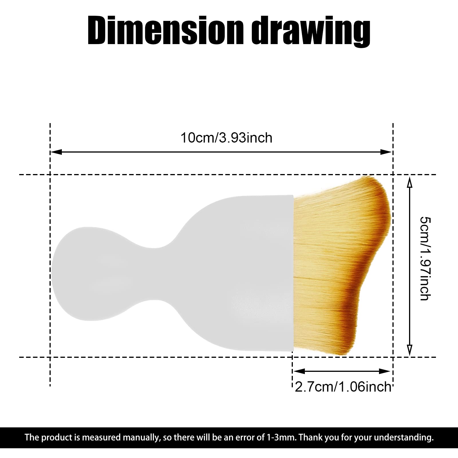 XINLIYA Brosse De Nettoyage Pour Intérieur De Voiture, Anti-rayures, Ultra Douce, Pour Nettoyer Les Poils Courbés, Collecteurs De Poussière, Tableau De Bord De Véhicule, Climatiseur, Outil De Retrait
