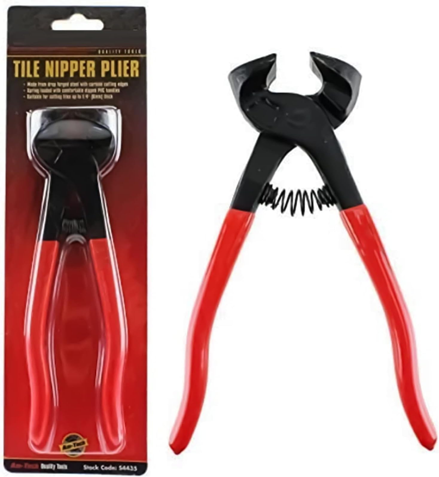 PRICE BEATER Pro Ceramic Glass Tile Nipper – Heavy Duty 8 inch Tile Cutter/Nipper/Pliers | 200mm Professional Tile Cutting Tool for Glass, Mosaic & Ceramic Tiles