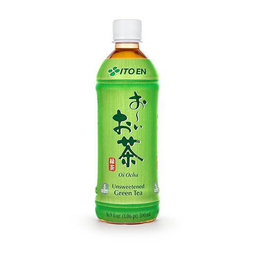 Ito En Tea Oi Ocha Green Tea, Unsweetened, 16.9 Ounce (Pack of 12)