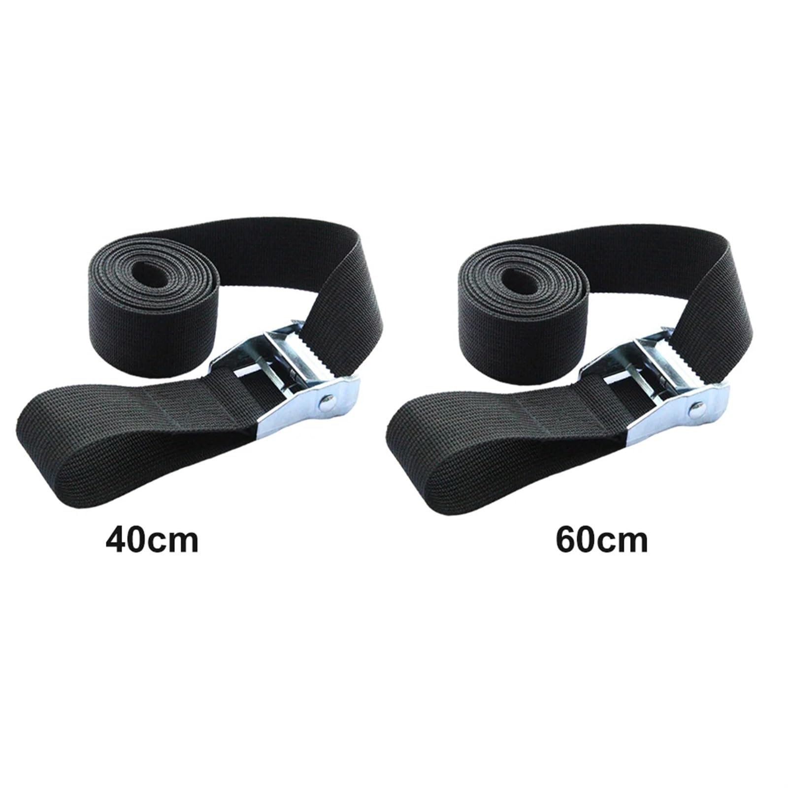 Correa De Amarre Correa tensora de Amarre de Carga for Coche, cinturón de Amarre Resistente y Resistente, Correa de trinquete, Equipaje de Remolque, liberación rápida Cinchas De Amarre Carraca(2X40cm