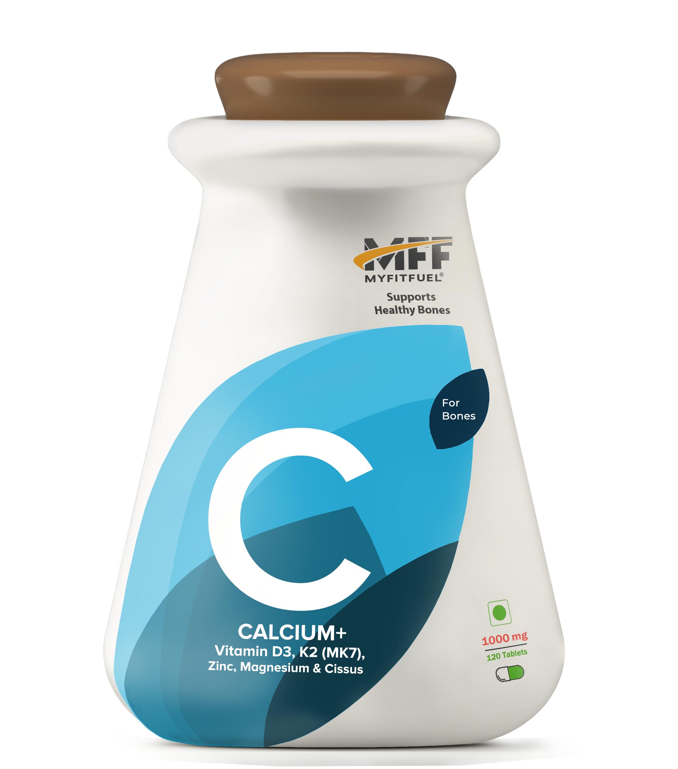 MyFitFuel Calcium & Vitamin D 3, K2 (MK7), Zinc, Magnesium & Cissus. Calcium For Women & Men (120 Tablets) (B0CJ3DBHC8) Amazon Price History, Amazon Price Tracker