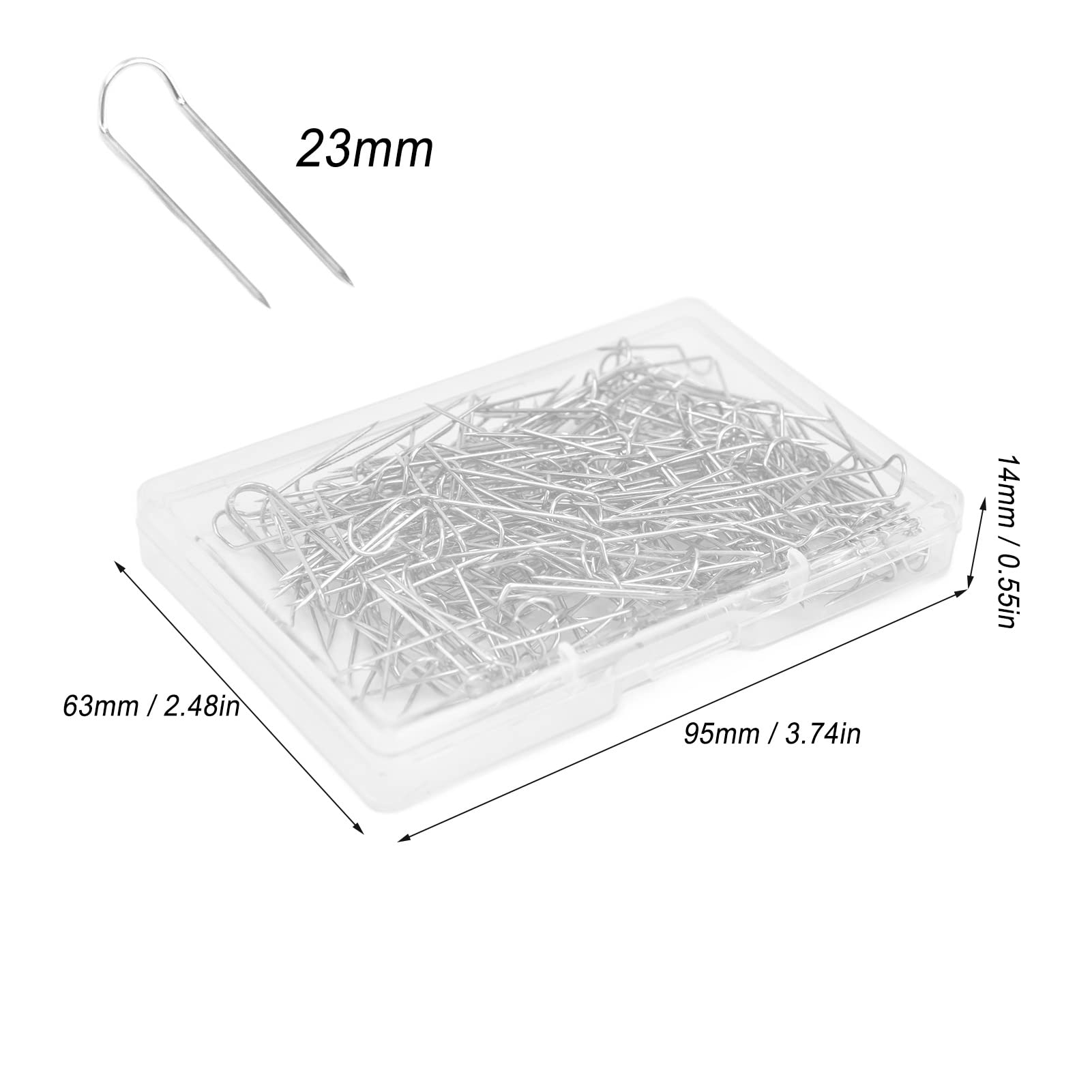 TOPINCN 200pcs U Shaped Sewing Quilting Pins - Image 3