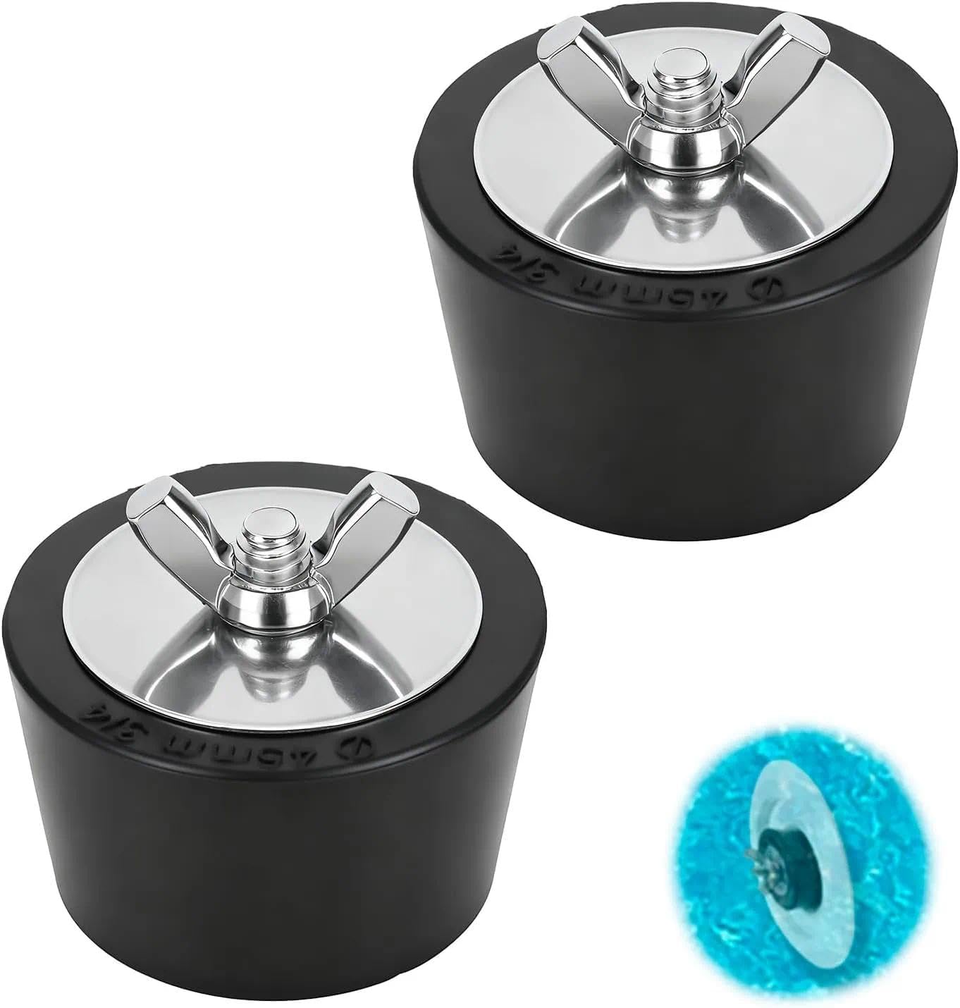 Bouchon d'hivernage de piscine 32mm pour sécuriser vos tuyaux et passer un hiver serein