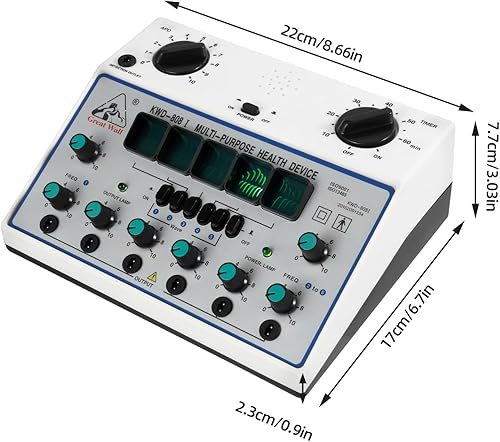 Miniatura 2 de KWD808-I Máquina eléctrica del estimulador de la acupuntura 6 Salida Patch Massager Cuidado para la acupuntura de impulso eléctrico 500-1000hpa