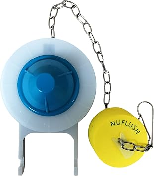 2 Toilet Flapper with Adjustable Buoy Float, Keeps flapper Open Longer for a Better Flush by NuFlush