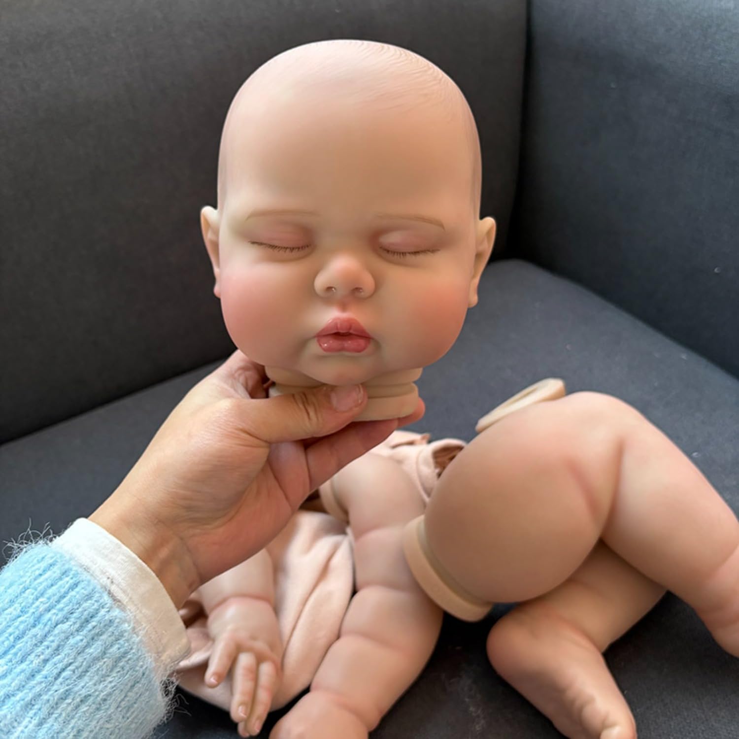 24 pollici già dipinto Reborn Pickle Doll Kit fai da te