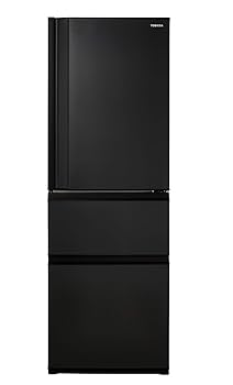 Amazon.co.jp: 東芝 冷蔵庫 幅60㎝ 356L マットチャコール GR