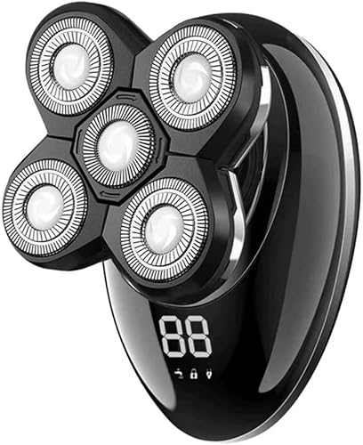 Miniatura 2 de Afeitadora de cabeza, afeitadoras eléctricas para hombres con pantalla LCD y fácil de transportar